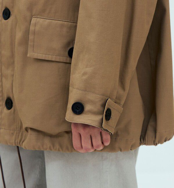GALERIE VIE「パウダーコットンギャバジン ショートコート」|その他|