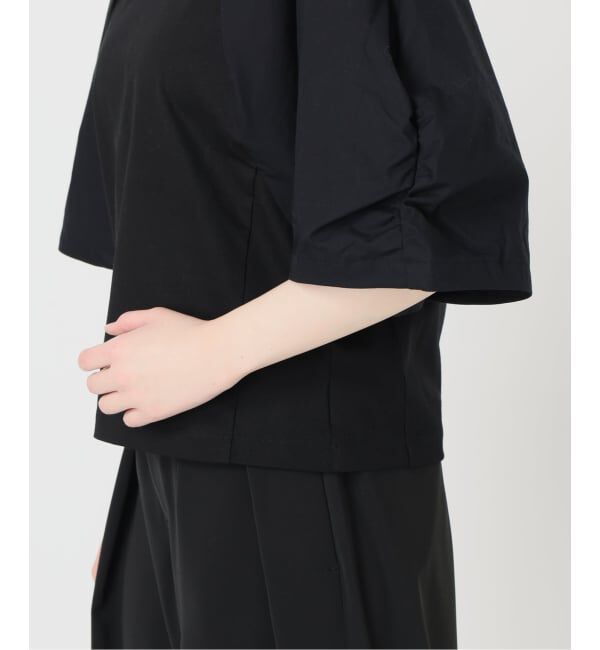 IENA LA BOUCLE「《追加》《洗濯機洗い可》タイプライターコンビプルオーバー」|Tシャツ・カットソー|