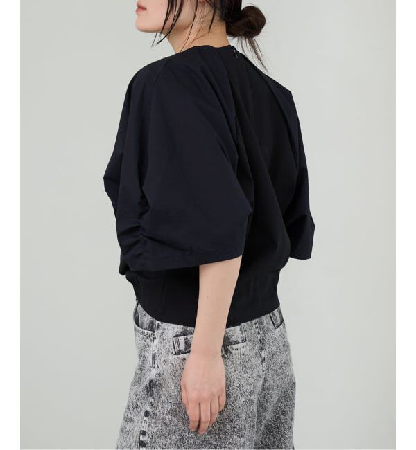 IENA LA BOUCLE「《追加》《洗濯機洗い可》タイプライターコンビプルオーバー」|Tシャツ・カットソー|