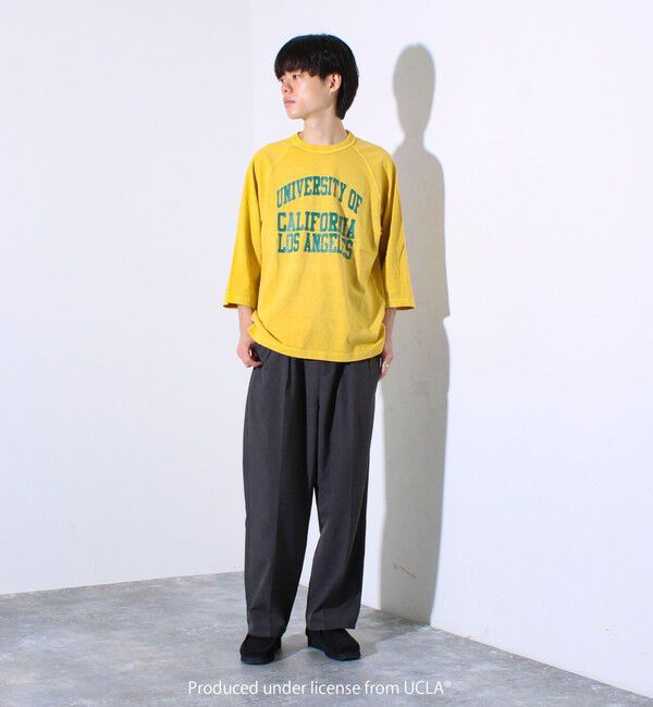 GLOSTER「【GOOD ROCK SPEED】カレッジロゴ ラグランTシャツ 7分袖」|Tシャツ・カットソー|