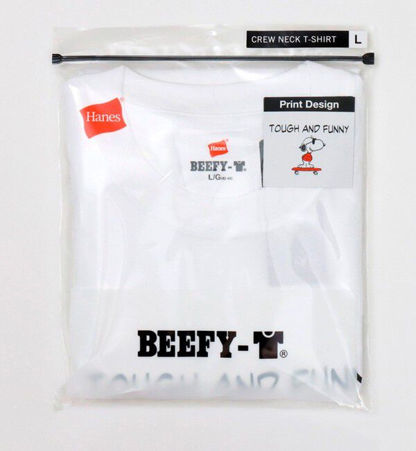 GLOSTER「PEANUTS&times;BEEFY-T クルーネックTシャツ」|Tシャツ・カットソー|