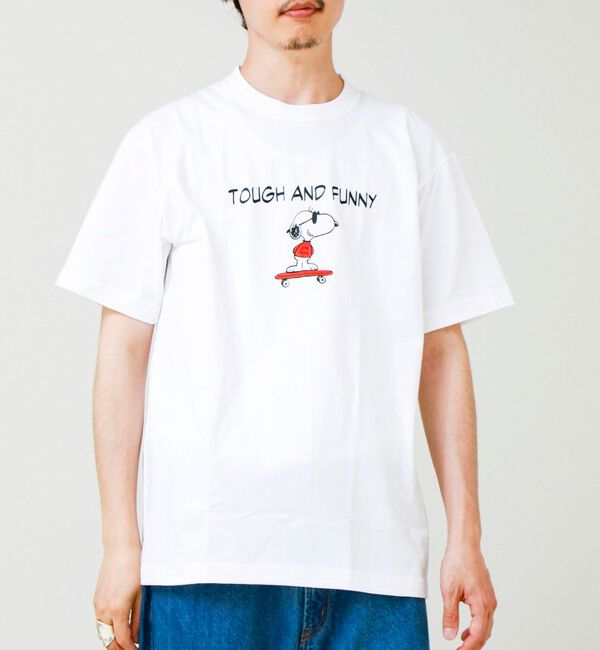 GLOSTER「PEANUTS&times;BEEFY-T クルーネックTシャツ」|Tシャツ・カットソー|