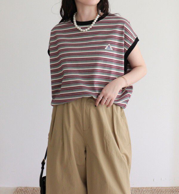 fredy emue「【GEVACO/ゲバコ】クルーネックフレンチスリーブTシャツ」|Tシャツ・カットソー|