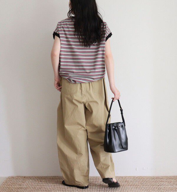 fredy emue「【GEVACO/ゲバコ】クルーネックフレンチスリーブTシャツ」|Tシャツ・カットソー|