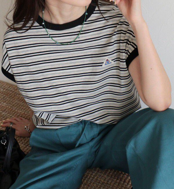 fredy emue「【GEVACO/ゲバコ】クルーネックフレンチスリーブTシャツ」|Tシャツ・カットソー|