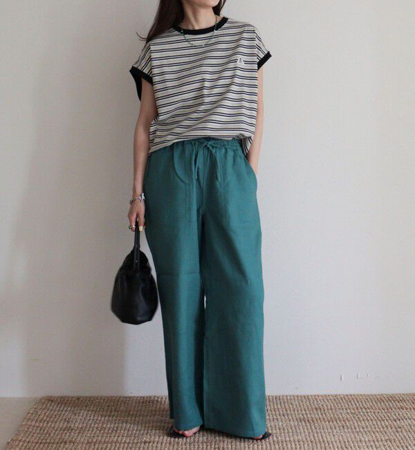fredy emue「【GEVACO/ゲバコ】クルーネックフレンチスリーブTシャツ」|Tシャツ・カットソー|