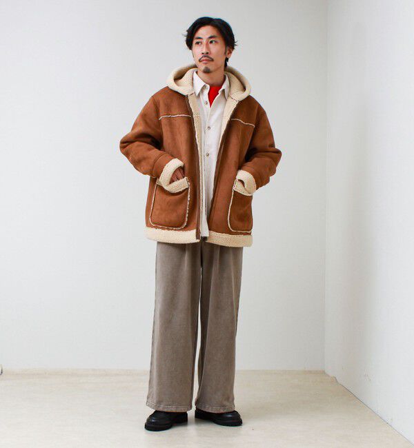 GLOSTER「フェイクムートン フーデッドジャケット」|その他|