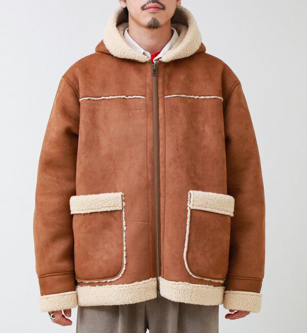 GLOSTER「フェイクムートン フーデッドジャケット」|その他|