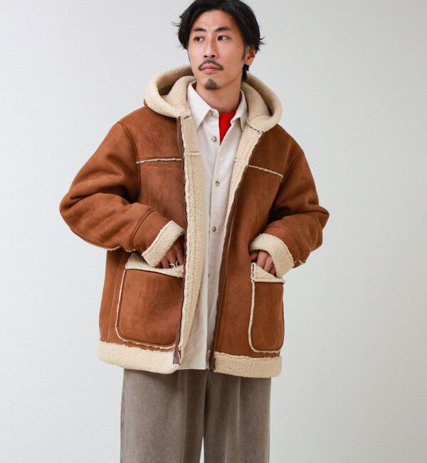 GLOSTER「フェイクムートン フーデッドジャケット」|その他|