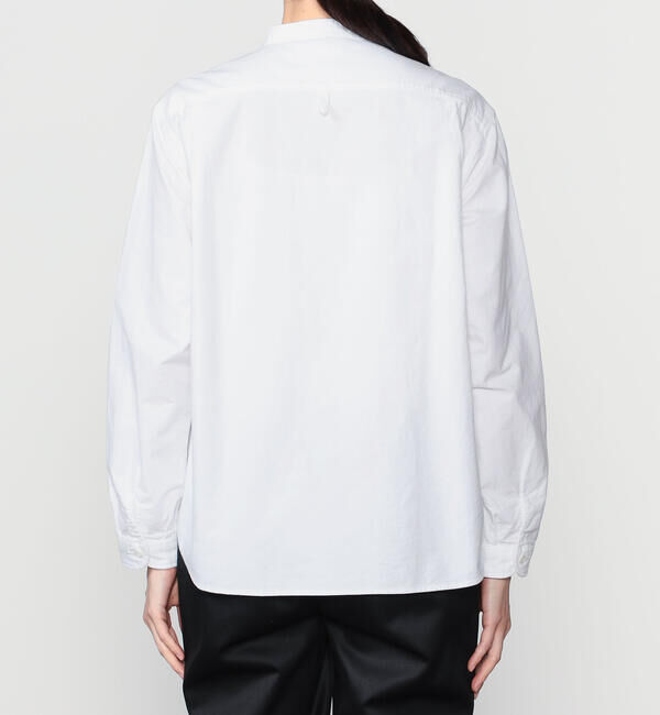 DANTON「DANTON | オックスフォード バンドカラーシャツ SOLID WOMEN」|シャツ・ブラウス|