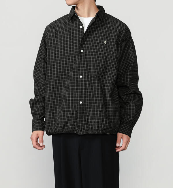 GYMPHLEX「Gymphlex | コットンブロード レギュラーカラーシャツ CHECK MEN」|シャツ・ブラウス|