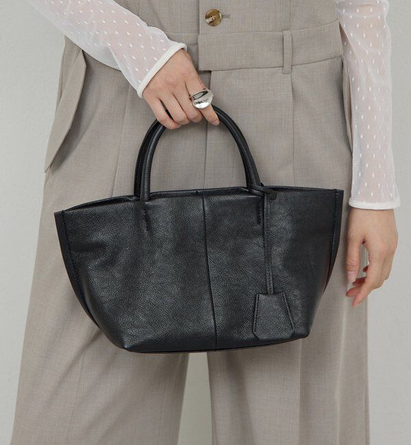  「【人気バックにミニver.登場】【2.718】ボートトートMINI」|トートバッグ|ブラック