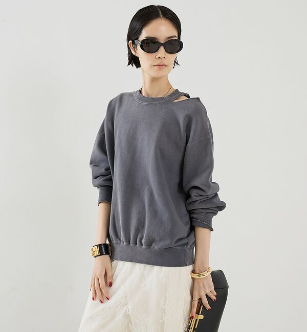 The Store by C' 「【DENIM DELIGHT DAYS】【別注】スリットショルダースエット」|スウェット・ジャージ|