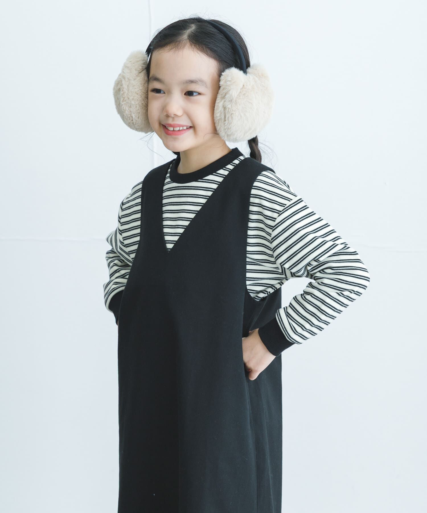 URBAN RESEARCH DOORS「『親子リンク』『UR TECH』ジャンパースカート(KIDS)」|ワンピース|