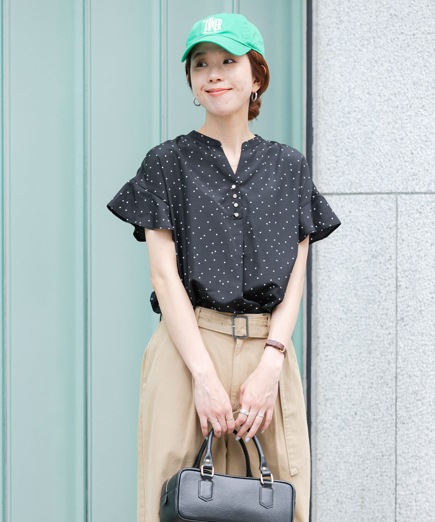 URBAN RESEARCH「フレンチスリーブスキッパーブラウス」|シャツ・ブラウス|