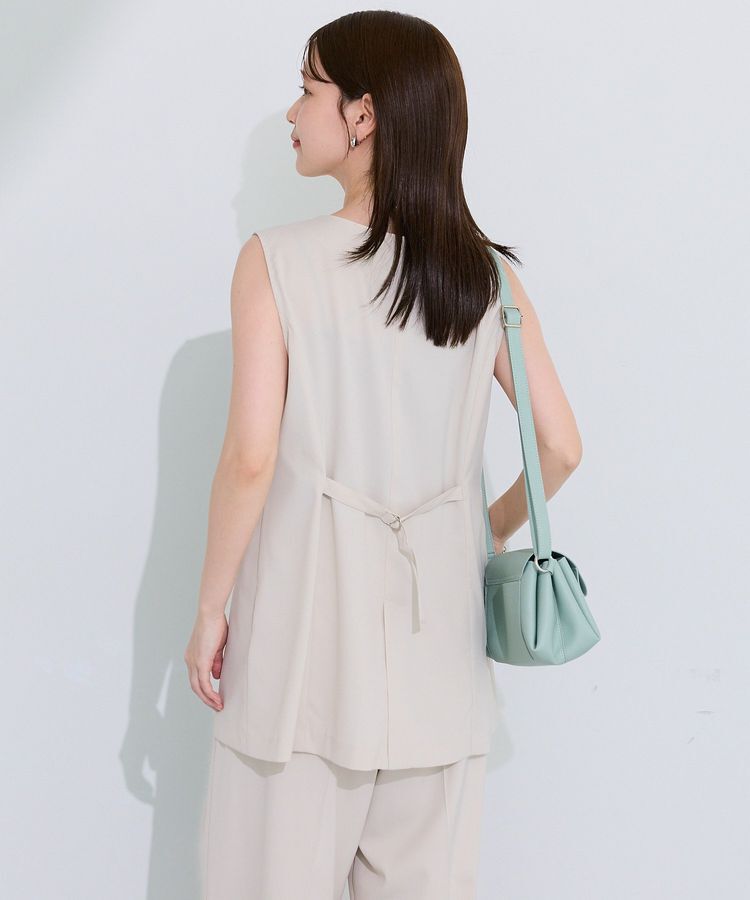 Green Parks「クルーネック多釦ジレ」|その他|
