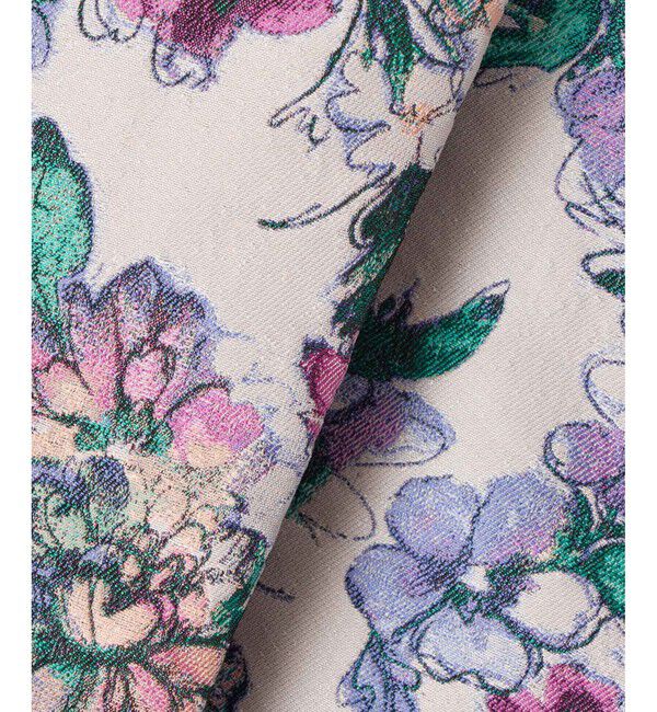 LOULOU WILLOUGHBY】LIMONTAフラワージャガードビスチェ（LOULOU