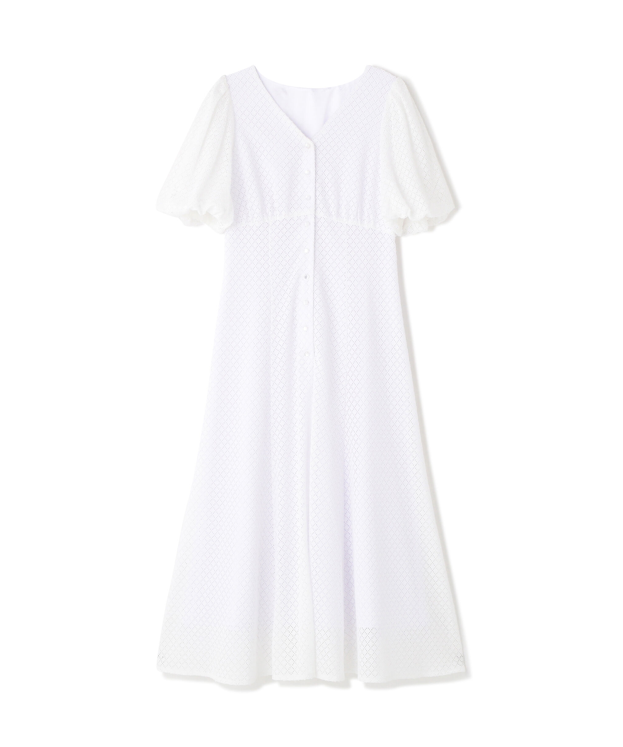 PROPORTION BODY DRESSING「パフスリーブフロント釦ワンピース 26SS」|ワンピース|