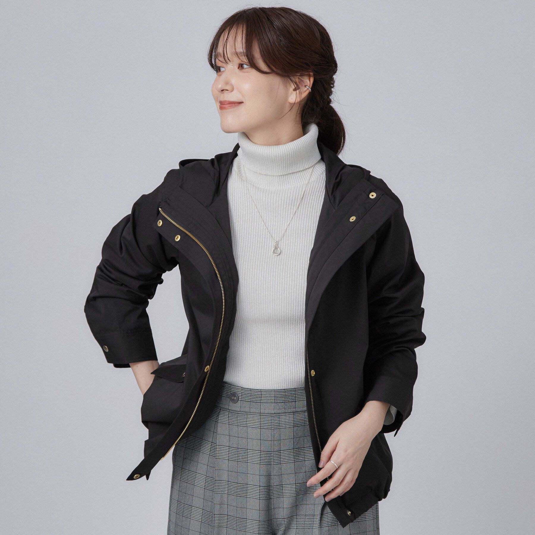 SHOO･LA･RUE「【洗濯機可/撥水/マルチWAY】ファーライナー付き 毎日欲張りマンパ」|ブルゾン・スタジャン|