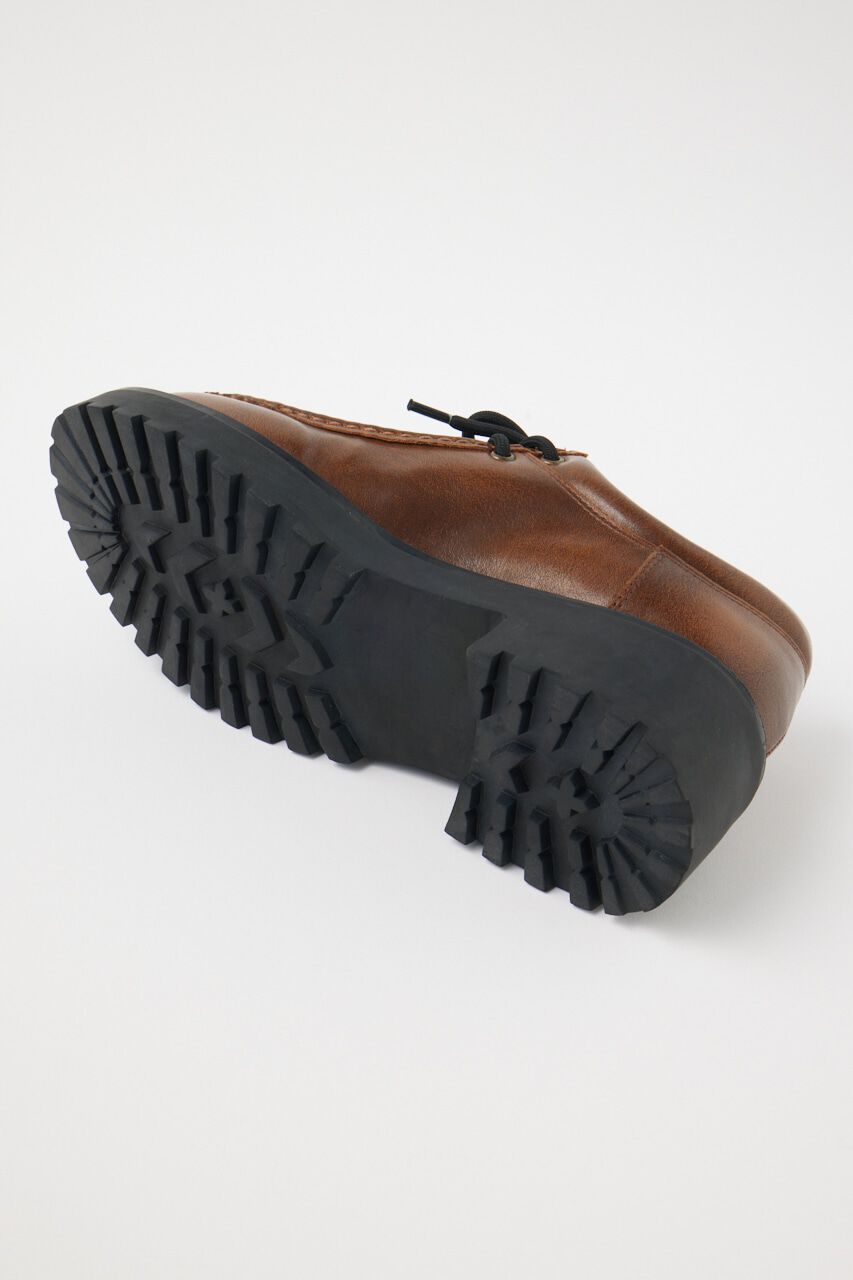 MOUSSY「CHUNK SOLE レースアップシューズ」|ローファー|