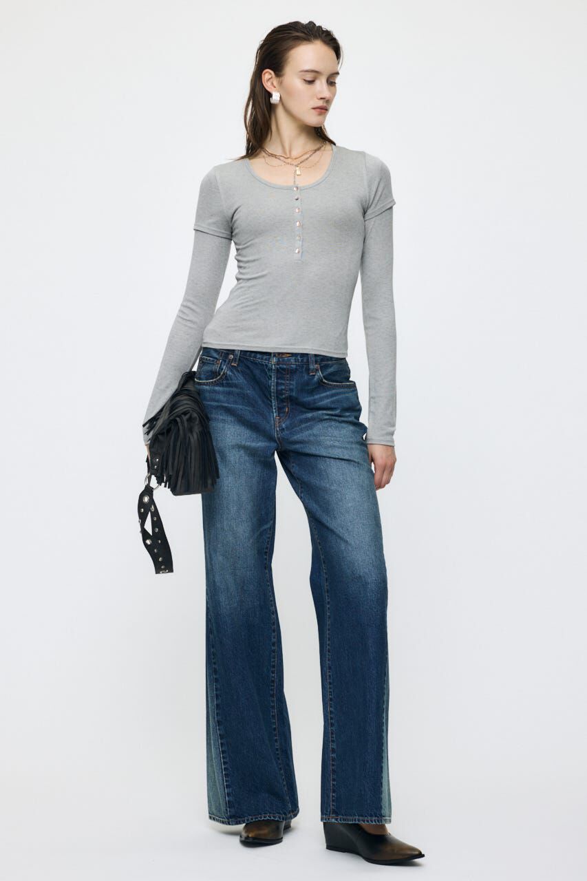 MOUSSY「ES HENRY NECK トップス」|Tシャツ・カットソー|