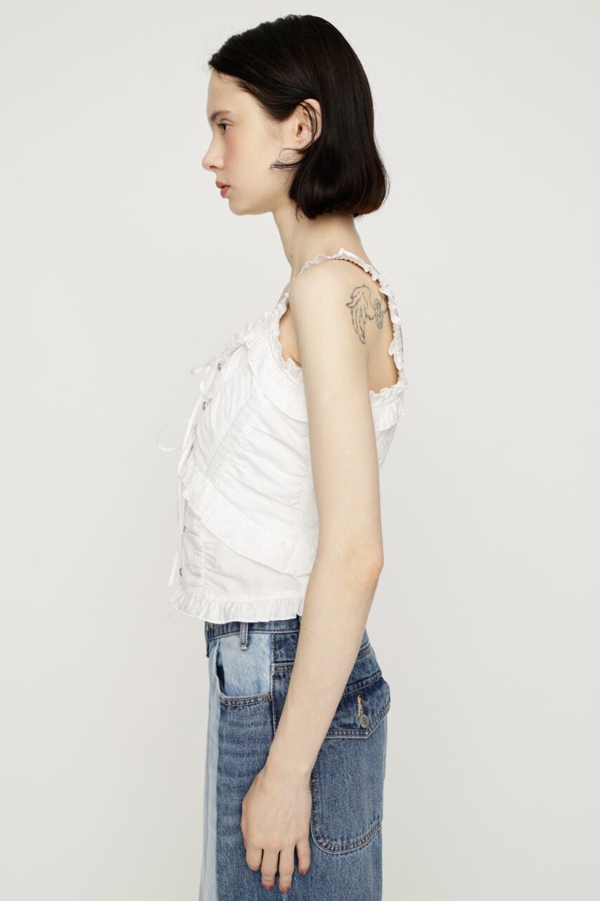 SLY「DUNGAREE SQUEEZE CAMI ブラウス」|キャミソール|