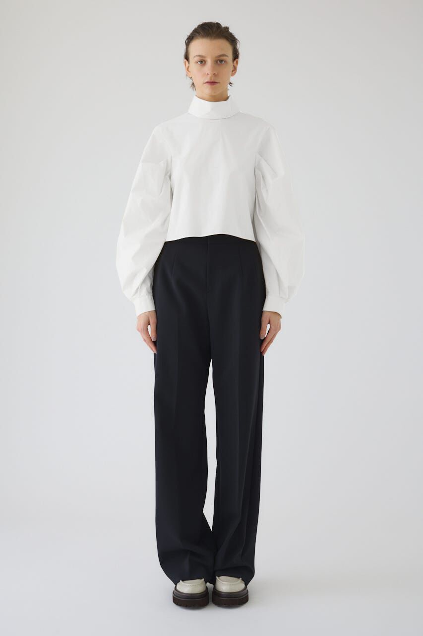 RIM.ARK 「Folded neck tuck blouse」|シャツ・ブラウス|