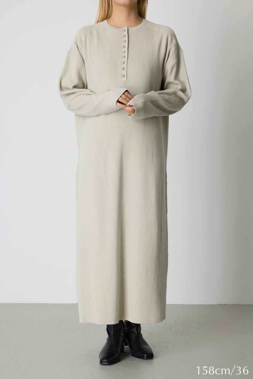 RIM.ARK 「Fabric covered button dress」|ワンピース|