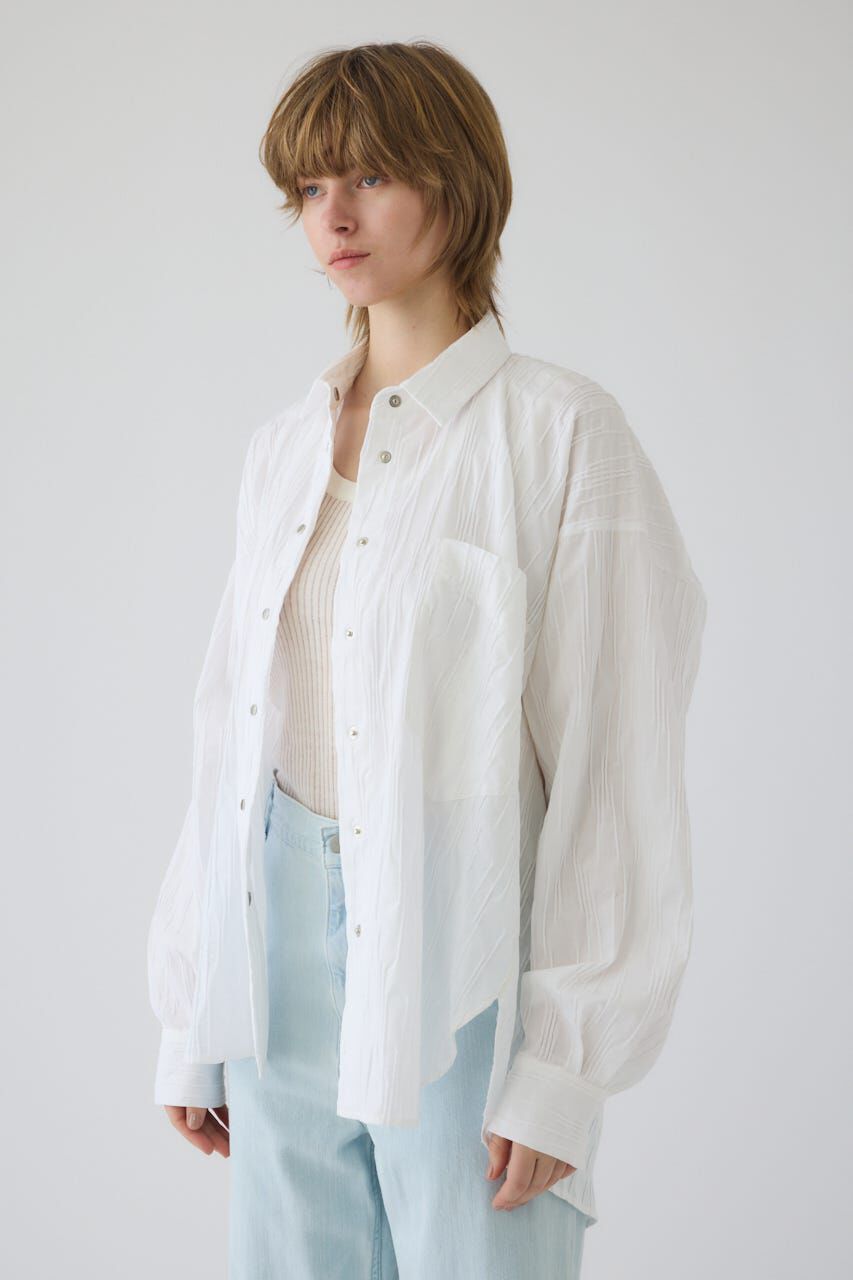 RIM.ARK 「Tuck pleats back volume SH」|シャツ・ブラウス|