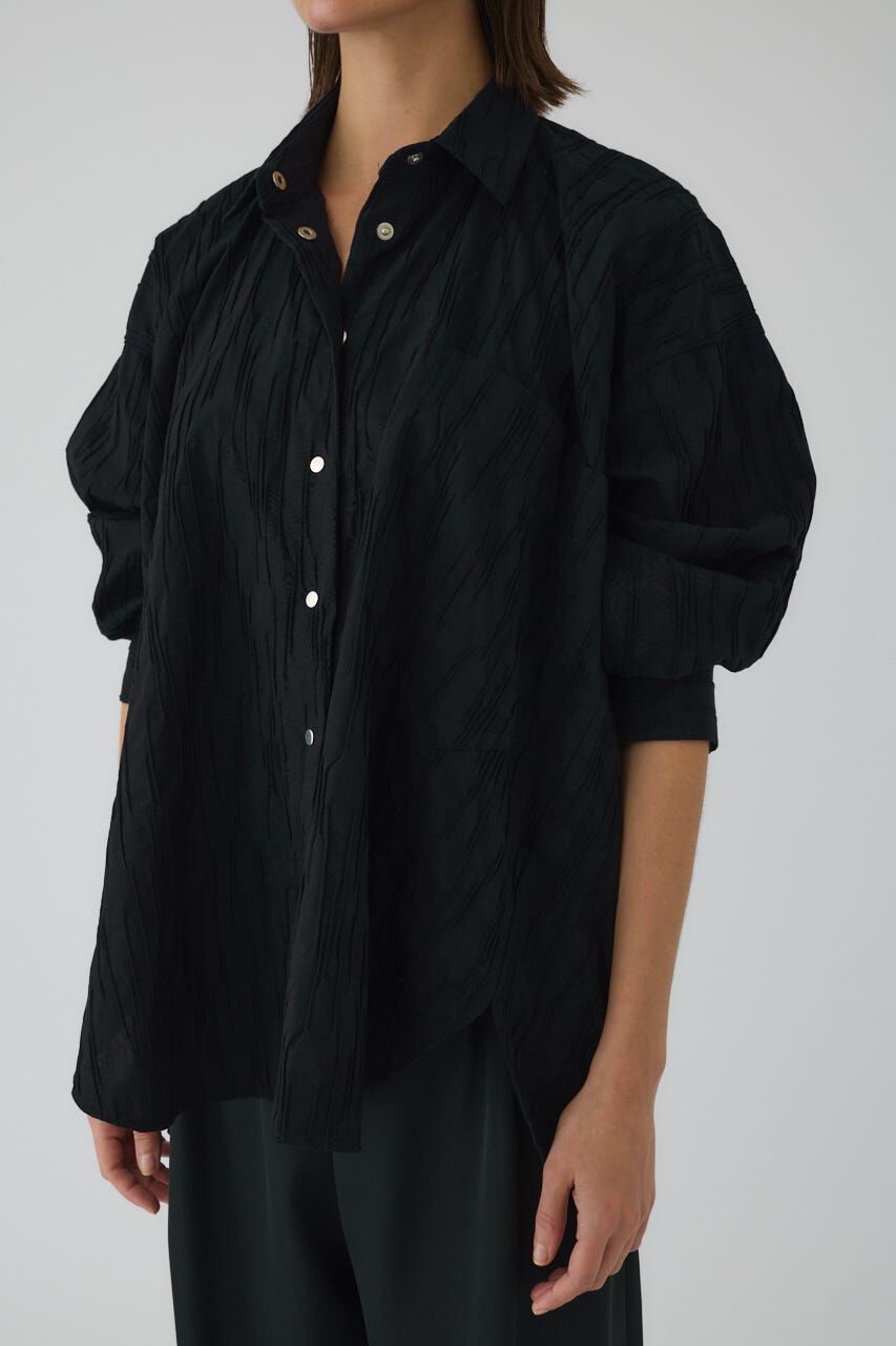 RIM.ARK 「Tuck pleats back volume SH」|シャツ・ブラウス|NVY