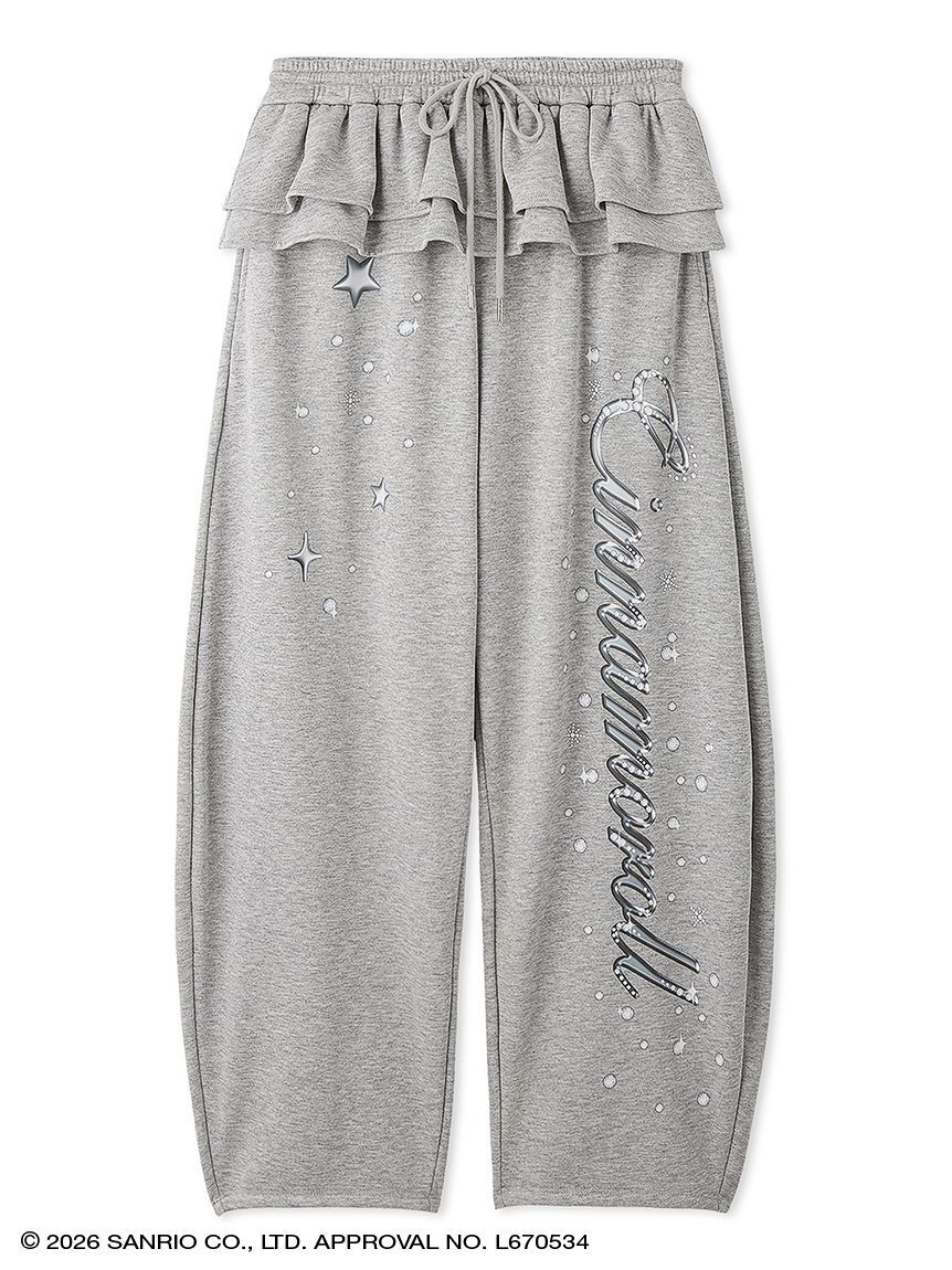 SNIDEL HOME「【Cinnamoroll】ラメスウェットロングパンツ」|ルームウェア|