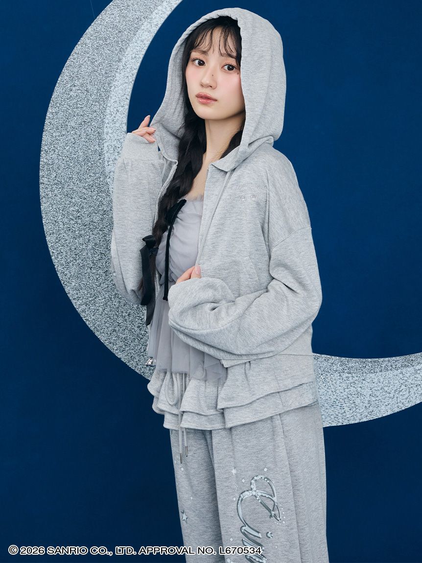SNIDEL HOME「【Cinnamoroll】ラメスウェットロングパンツ」|ルームウェア|