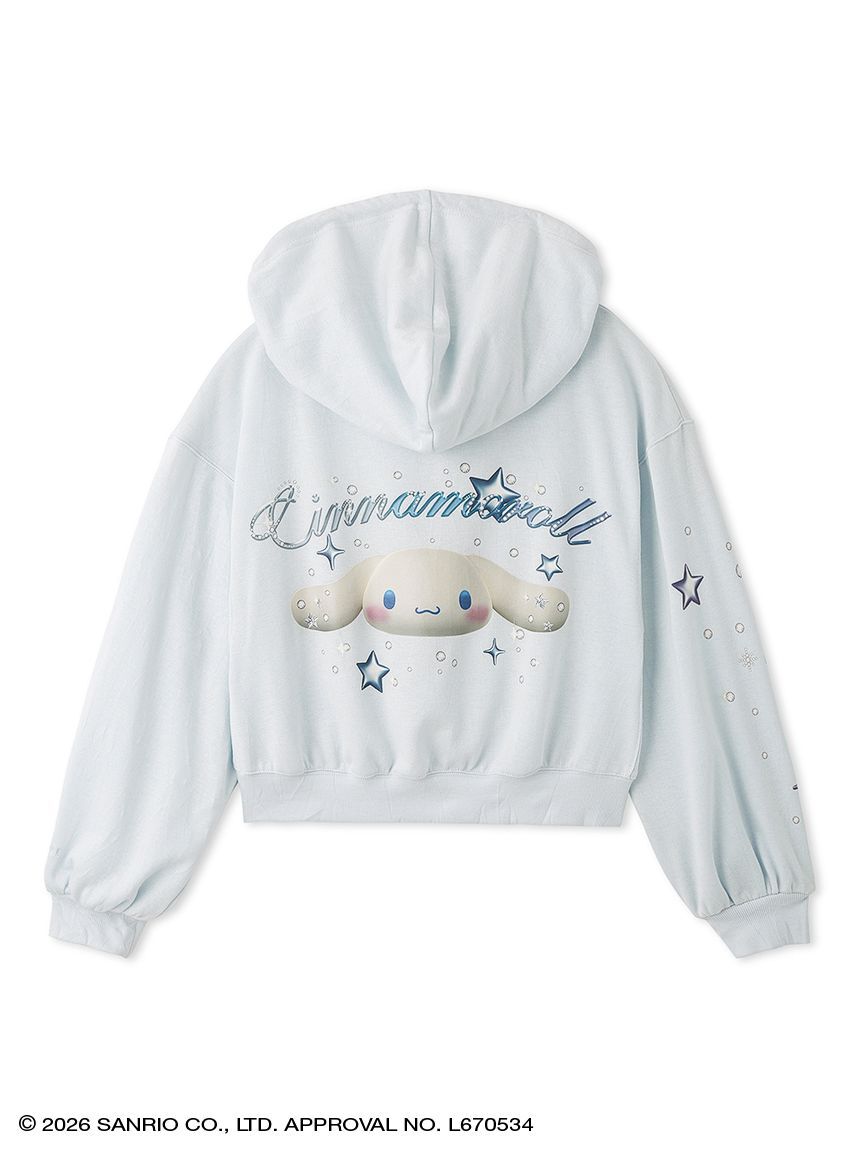 SNIDEL HOME「【Cinnamoroll】ラメスウェットパーカー」|ルームウェア|