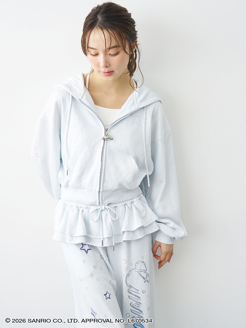 SNIDEL HOME「【Cinnamoroll】ラメスウェットパーカー」|ルームウェア|