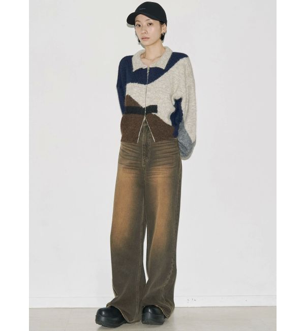 EMODA「【VEQUM】JACQUARD PATTERN KNIT」|ニット・セーター|