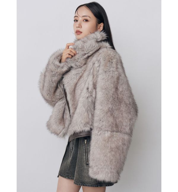 MURUA「リバーシブルショートフェイクムートンブルゾン」|その他|