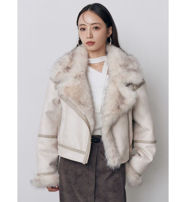 MURUA「リバーシブルショートフェイクムートンブルゾン」|その他|
