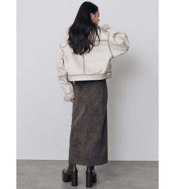MURUA「リバーシブルショートフェイクムートンブルゾン」|その他|