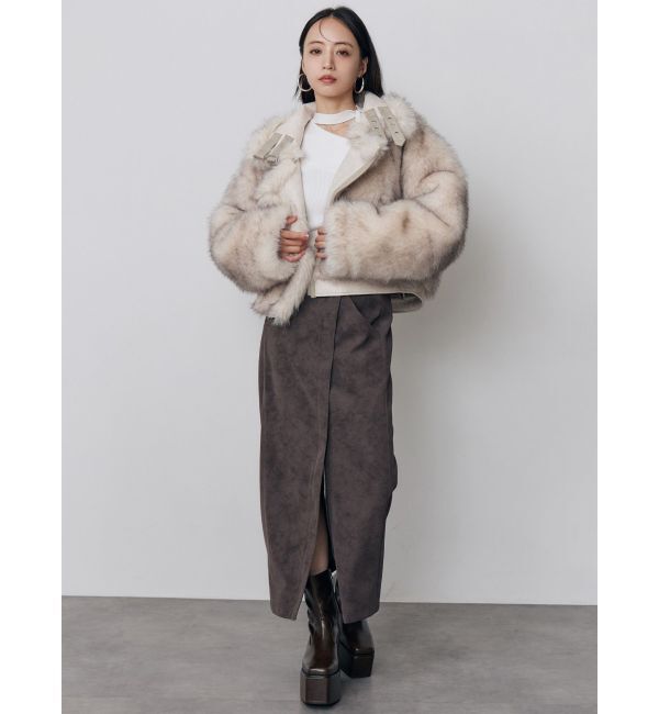 MURUA「リバーシブルショートフェイクムートンブルゾン」|その他|