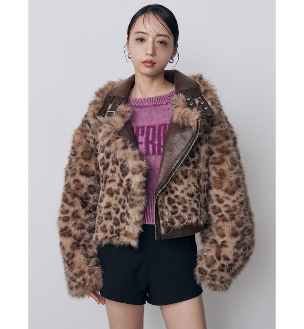 MURUA「リバーシブルショートフェイクムートンブルゾン」|その他|