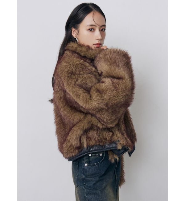 MURUA「リバーシブルショートフェイクムートンブルゾン」|その他|