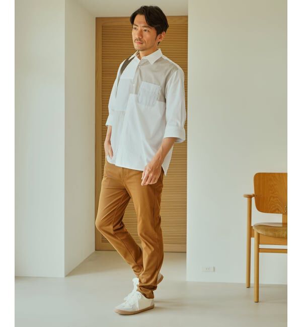 ikka「【雑誌MonoMax4月号掲載】GOKU楽パンツ EASY STRETCH 5ポケット「小泉孝太郎さん着用モデル」」|その他|