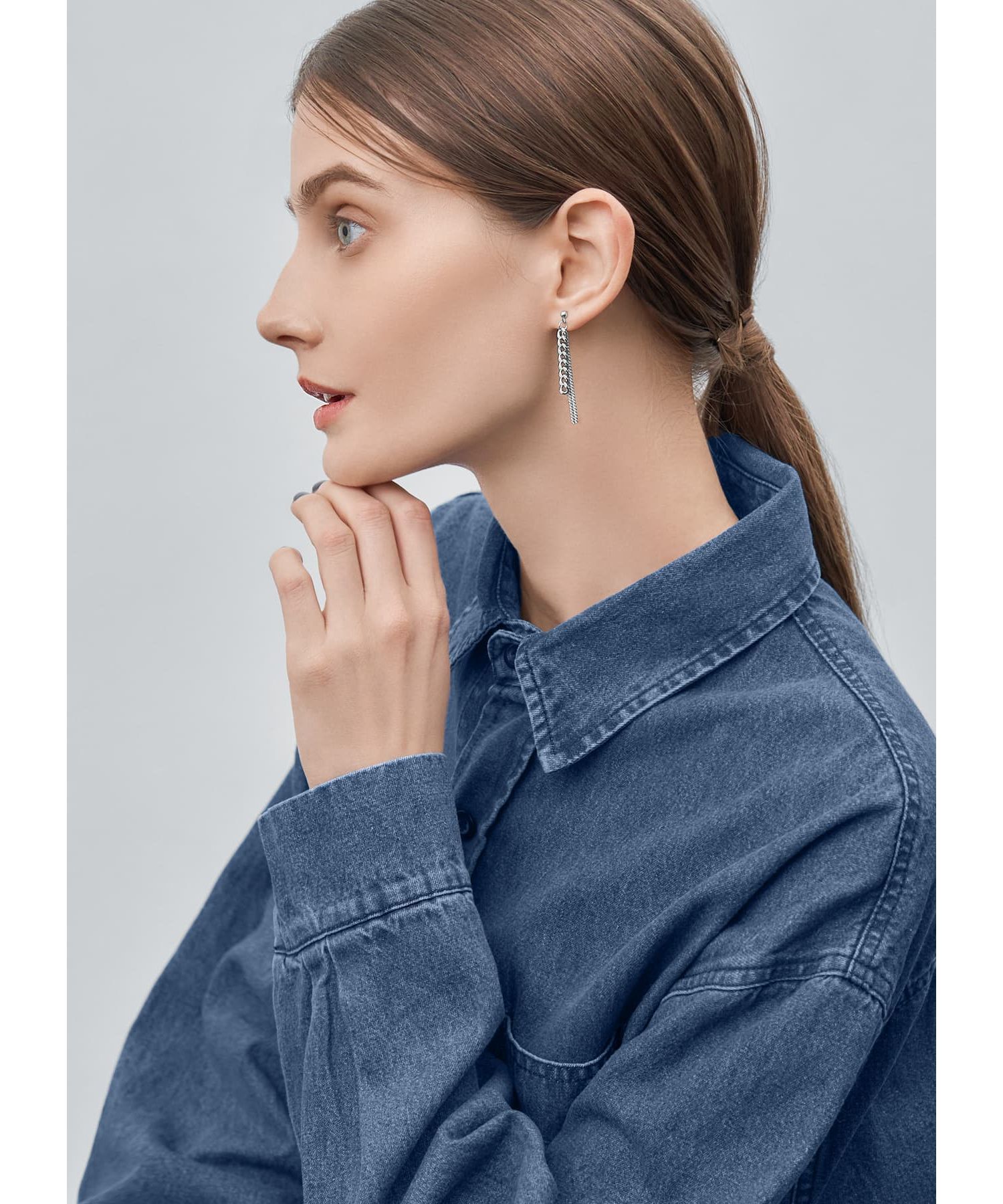 STYLE DELI「ミックスチェーンピアス」|ピアス|