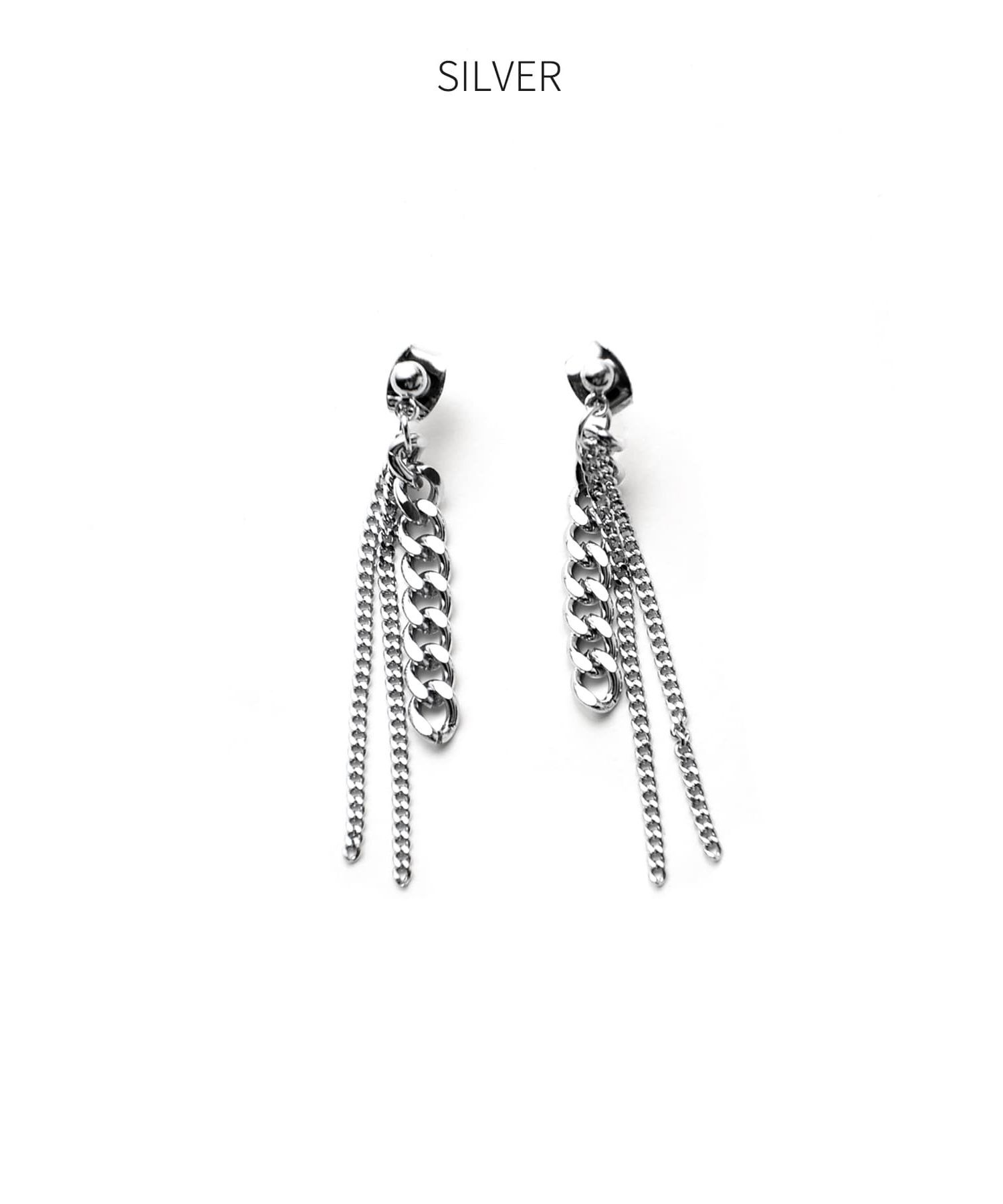 STYLE DELI「ミックスチェーンピアス」|ピアス|