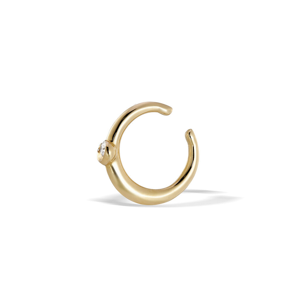 STAR JEWELRY「MOON SETTING EAR CUFF」|イヤリング|