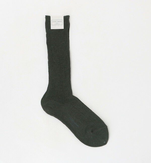 UNITED ARROWS「リブ ソックス」|ソックス|DK.GREEN