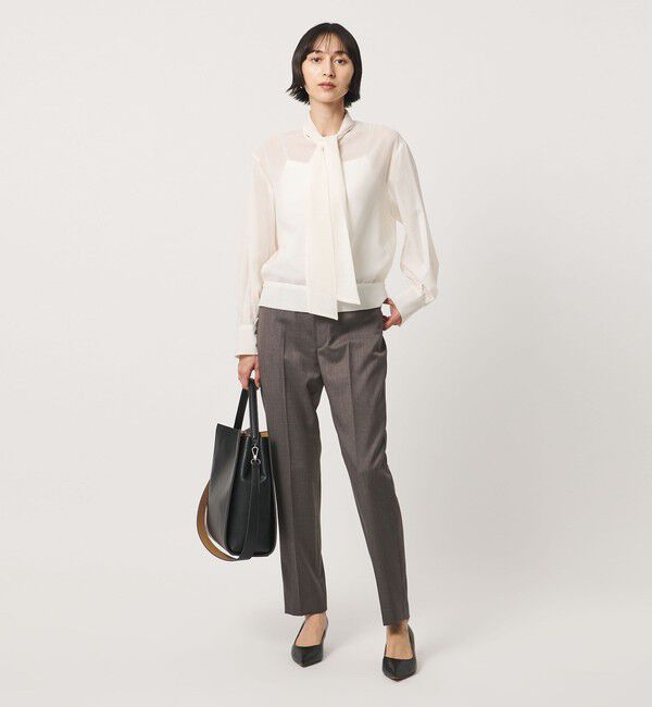 UNITED ARROWS「Vitale Barberis Canonico スリム テーパードパンツ」|スラックス|