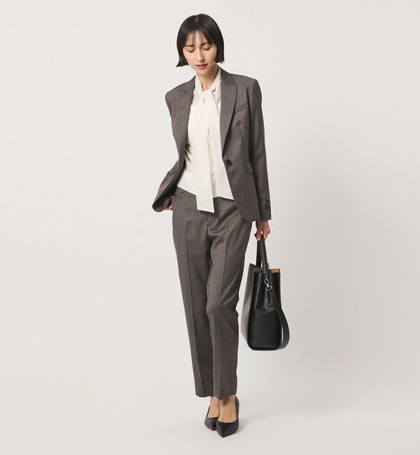 UNITED ARROWS「Vitale Barberis Canonico スリム テーパードパンツ」|スラックス|