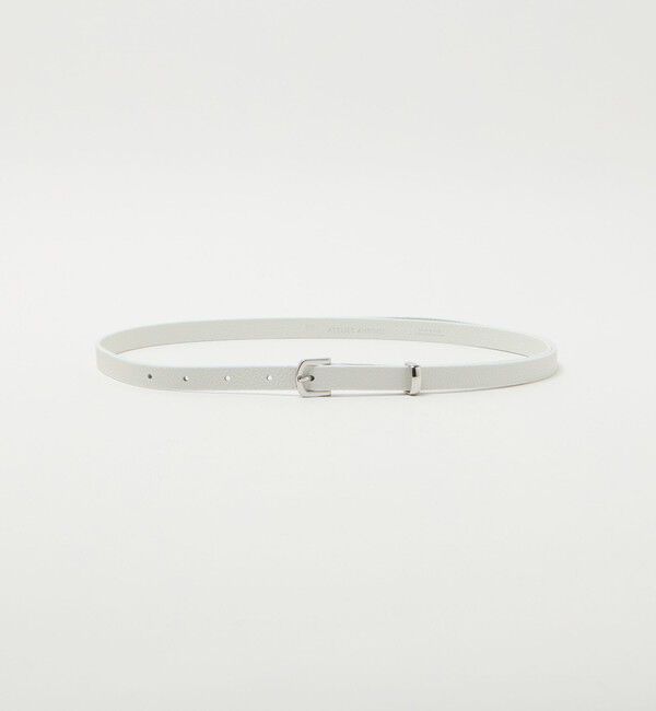 conte「＜ATELIER AMBOISE＞THIN LONG ベルト」|ベルト|WHITE