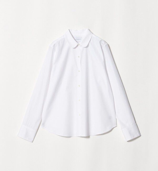 UNITED ARROWS「SOKTAS ラウンドカラー シャツ」|シャツ・ブラウス|WHITE